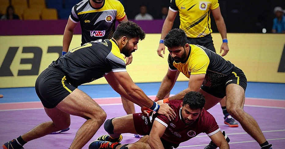 এশিয়ান গেমস ২০২৬: চাইনিজ তাইপেকে হারিয়ে লিগ পর্বে অপরাজিত রইল ভারতীয় পুরুষ কাবাডি দল এশিয়ান গেমস ২০২৬: চাইনিজ তাইপেকে হারিয়ে লিগ পর্বে অপরাজিত রইল ভারতীয় পুরুষ কাবাডি দল